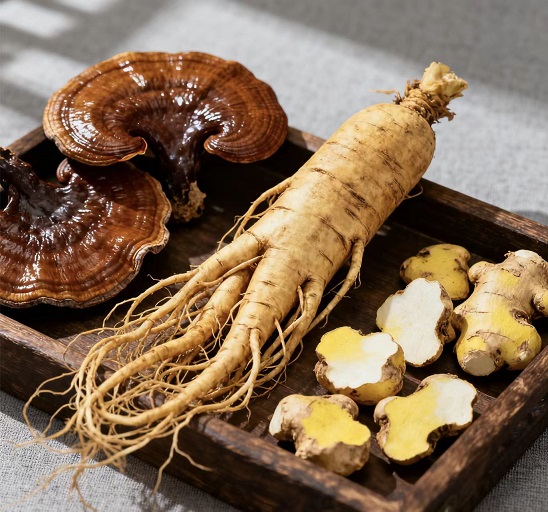 人参灵芝黄精片.jpg 人参灵芝黄精片.jpg